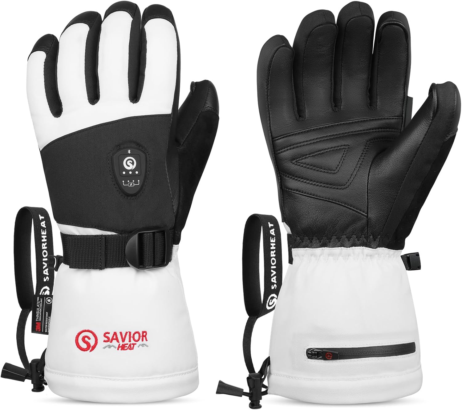 SAVIOR HEAT 2.0 heated ski gloves with app control