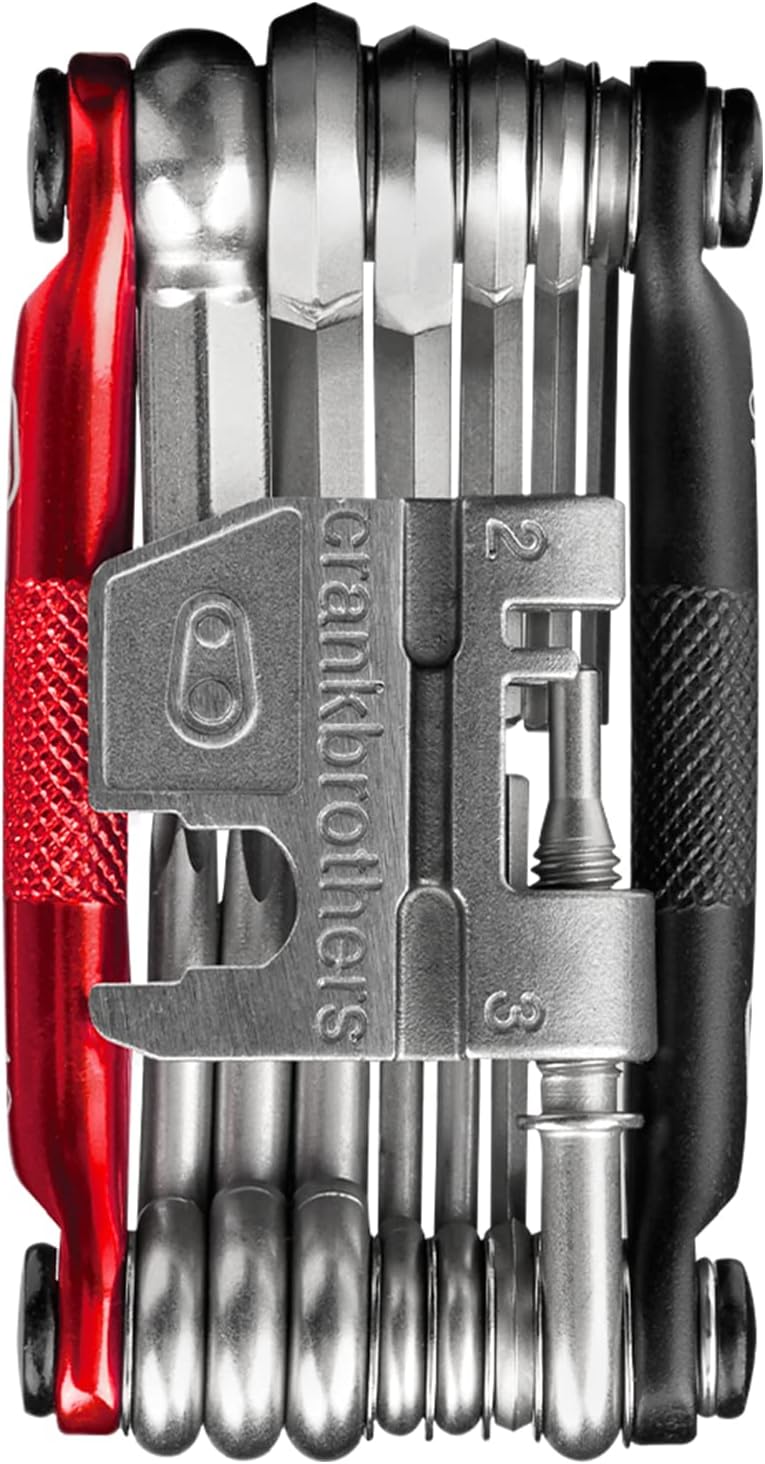 Crankbrothers M19 black and red multi-tool