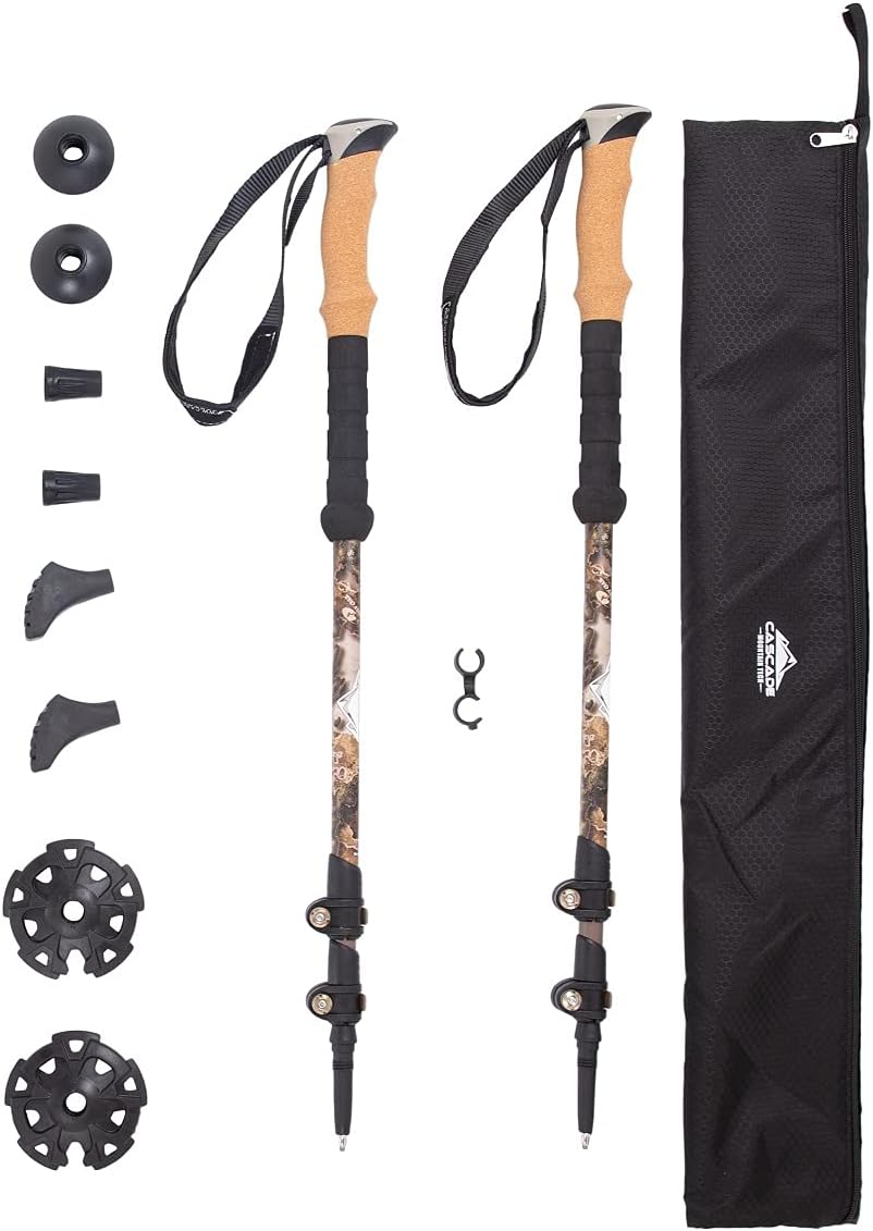 Cascade Mountain Tech carbon trekking poles