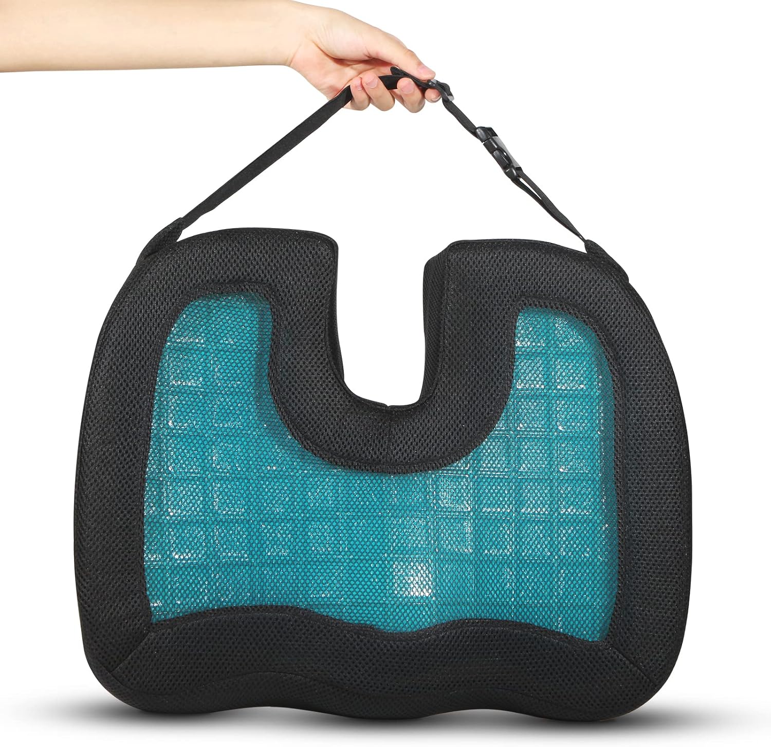 Gel memory foam seat cushion